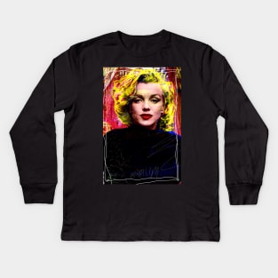 Marilyn Kids Long Sleeve T-Shirt